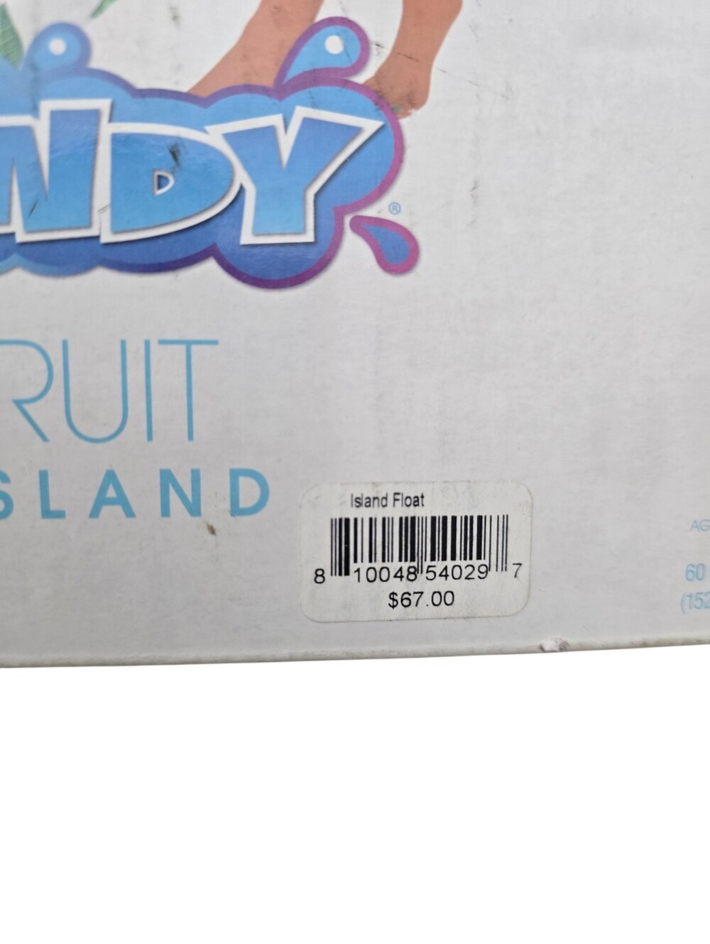 PoolCandy Tropical Fruit Jumbo Pool Float 60" Resort Collection NIB Summer Pool - Picture 5 of 8
